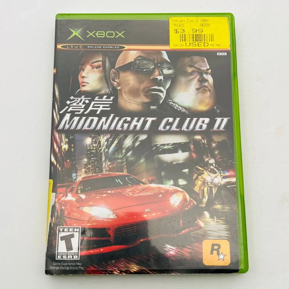 Midnight Club II Original‎ Xbox Rockstar Games 2003 CIB Racing Game NTSC